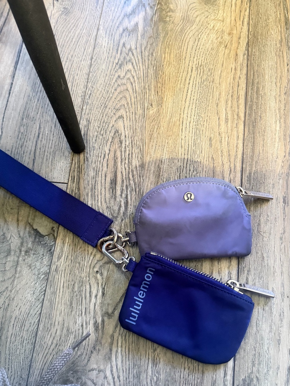 lululemon athletica Two-Pouch Wristlet in Lavender and Navy - Picture 2 of 8